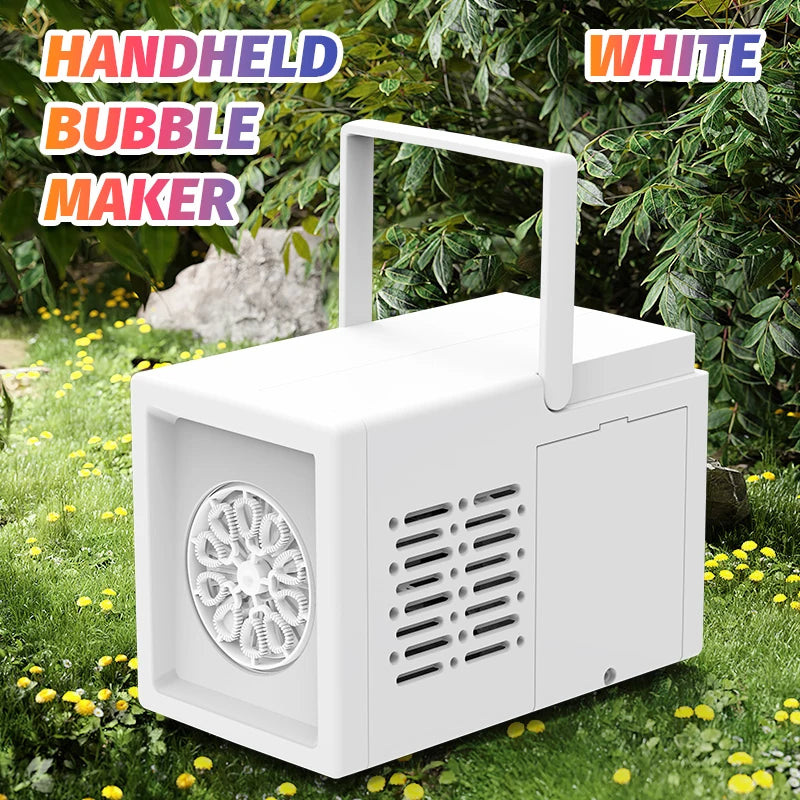 Electric Bubble Machine Fully Automatic Bubble Blowing Stage Machine Wedding Birthday Banquet Bubble Toys