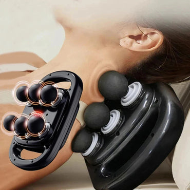 6-Head Deep Tissue Muscle Massager Gun