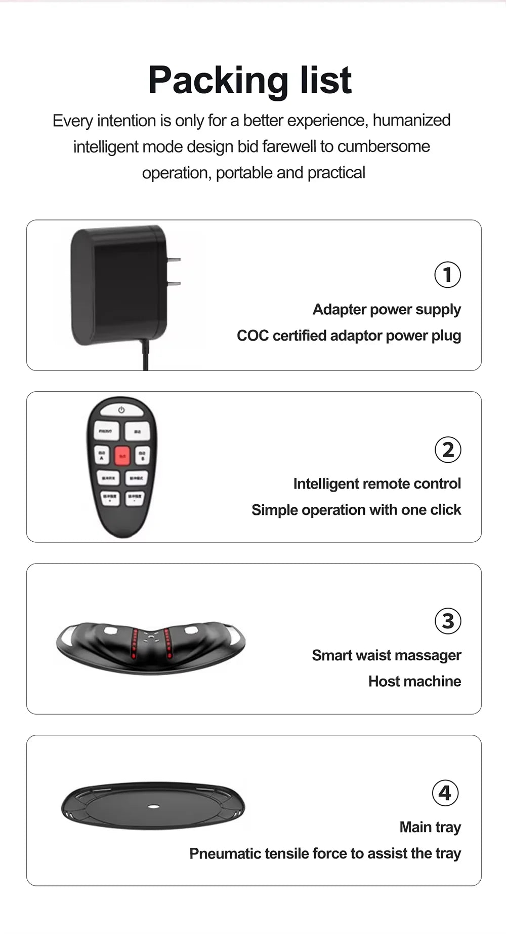 Electric Lumbar Massager with Heat & Adjustable Stretch