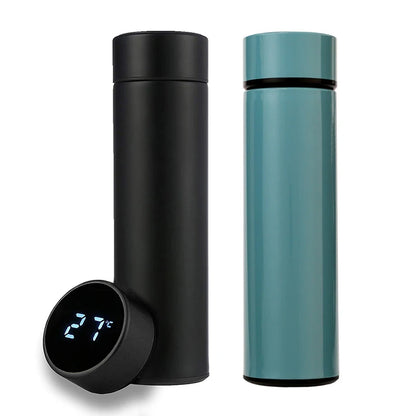 Stainless Steel Smart Water Bottle with LCD Display