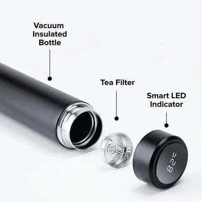 Stainless Steel Smart Water Bottle with LCD Display