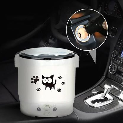 Electric Mini Rice Cooker for Home & Travel