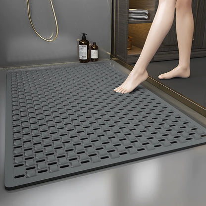 Non-Slip TPE Bathtub Mat with Drain Holes