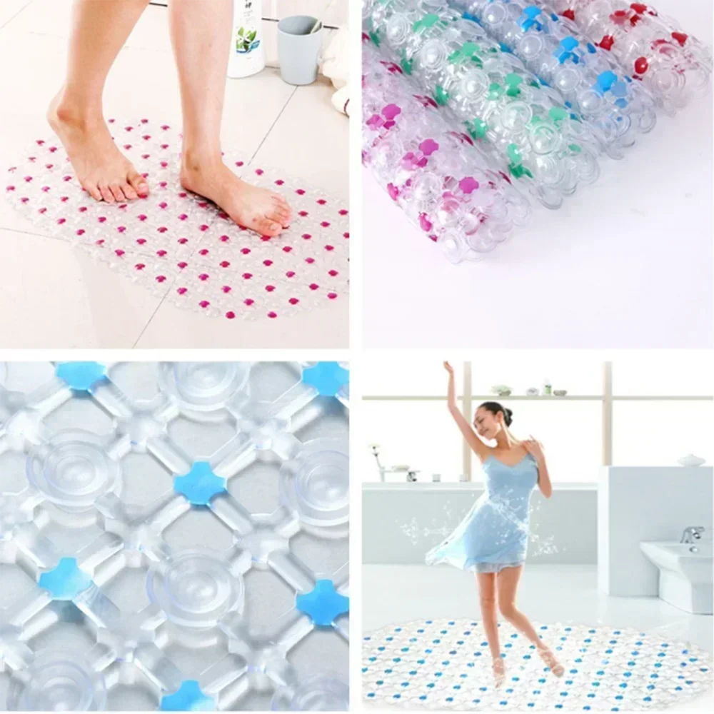 Non-Slip Bathroom Massage Mat with Suction Cups