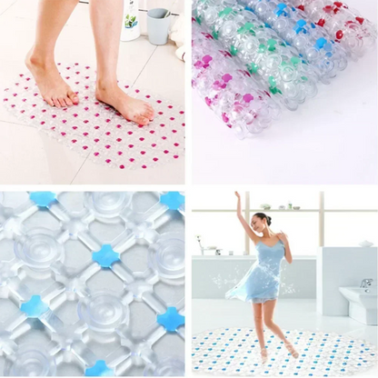 Non-Slip Bathroom Massage Mat with Suction Cups