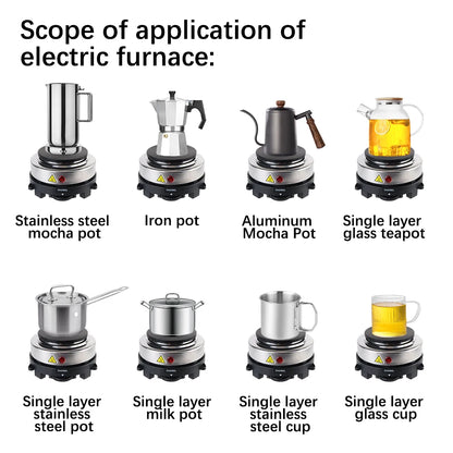 Multifunction Mini Electric Heater Stove 500W