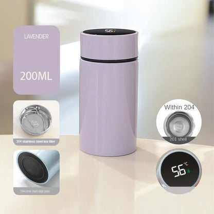 200ml Smart Thermos Bottle with Temperature Display