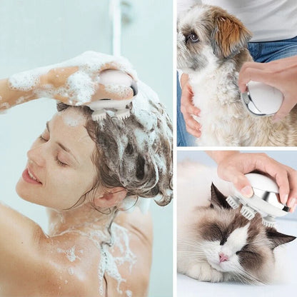 Portable Scalp Massager with Heat & Red Light