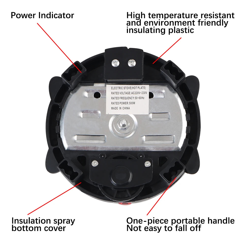 Multifunction Mini Electric Heater Stove 500W