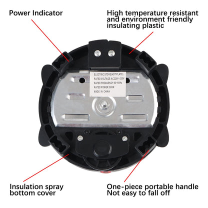 Multifunction Mini Electric Heater Stove 500W