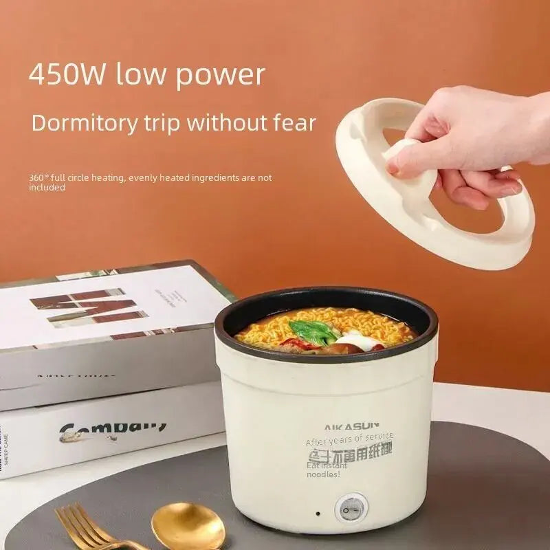 450W Mini Electric Cooking Pot Multifunctional