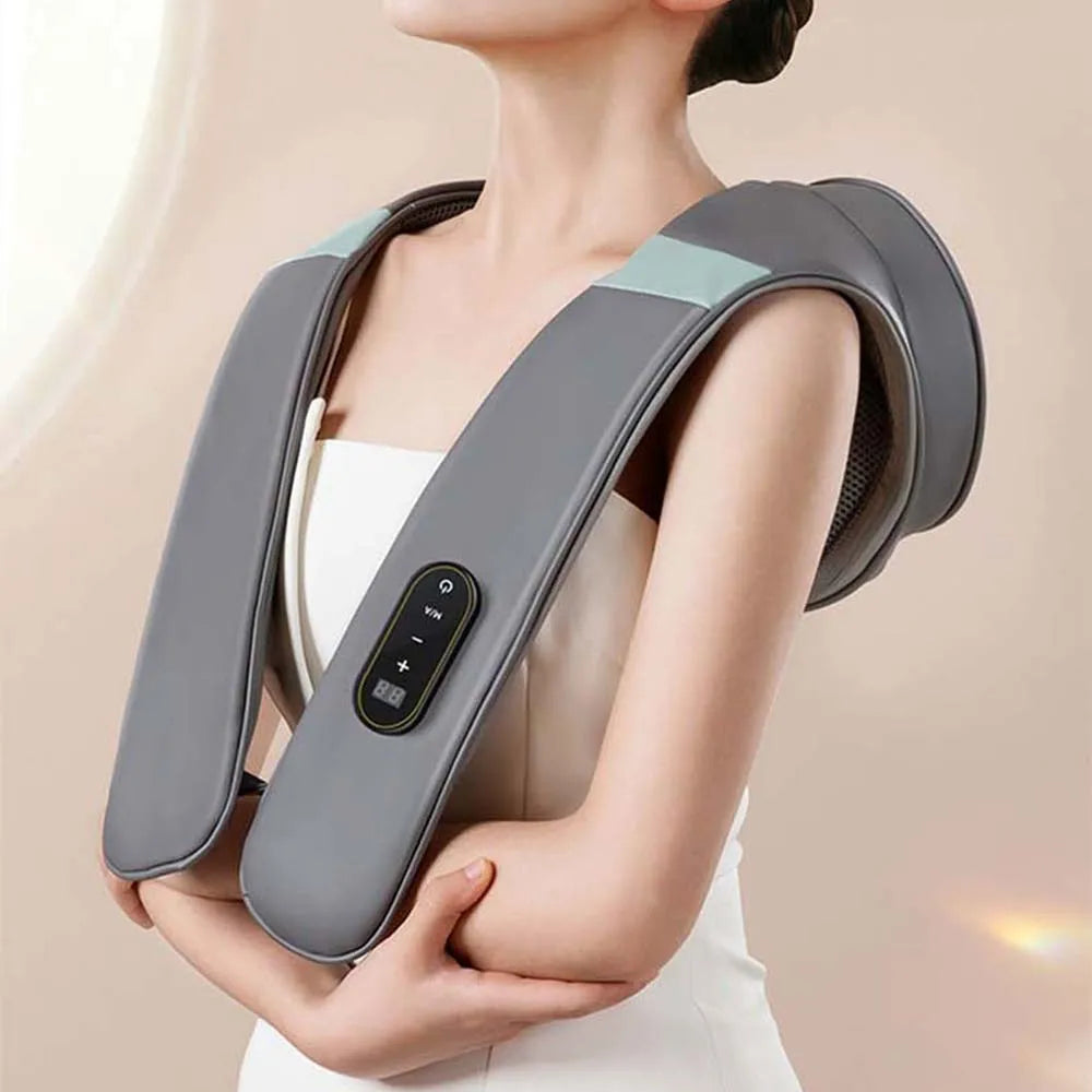 Heated U-Shaped Back & Neck Massager Pillow