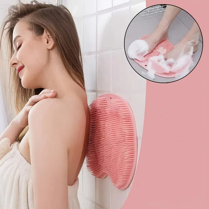 Silicone Back Scrubbing & Massage Bath Mat