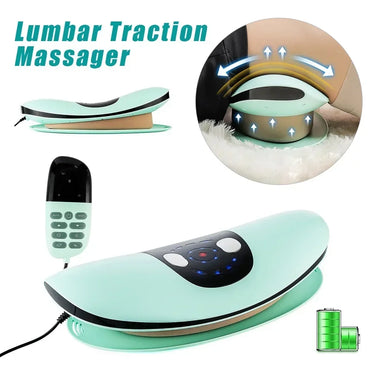 Electric Lumbar Massager with Adjustable Vibration