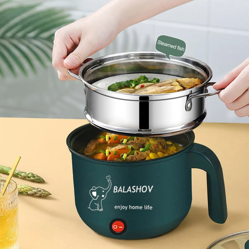 Mini Electric Rice Cooker Non-Stick Multifunction
