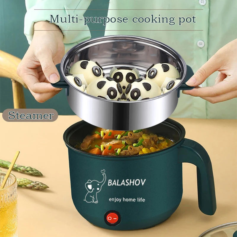 Mini Electric Rice Cooker Non-Stick Multifunction