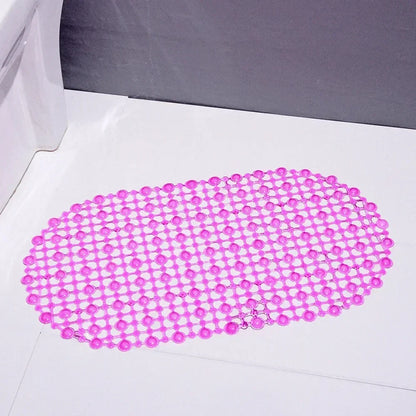 Non-Slip Bathroom Massage Mat with Suction Cups