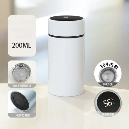 200ml Smart Thermos Bottle with Tea Filter