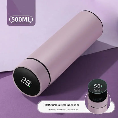 500ml Smart Thermal Bottle with Temperature Display