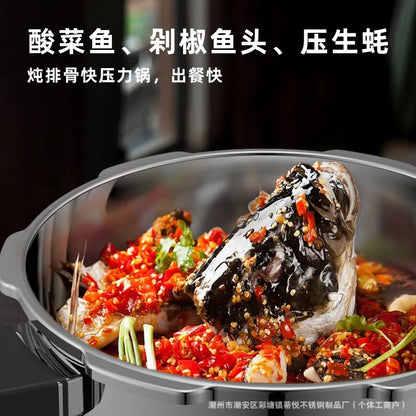 Mini Pressure Cooker 4L with 5-Layer Safety System