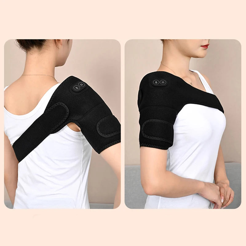 USB Heated Shoulder & Knee Massager with Vibration