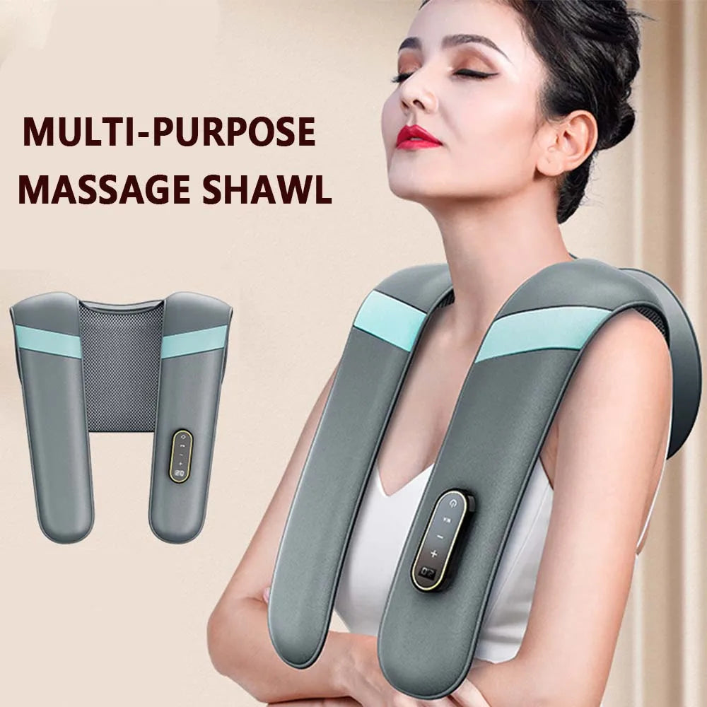 Heated U-Shaped Back & Neck Massager Pillow