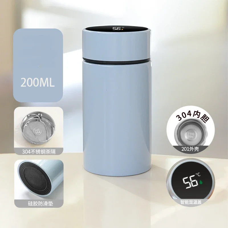 200ml Smart Thermos Bottle with Tea Filter