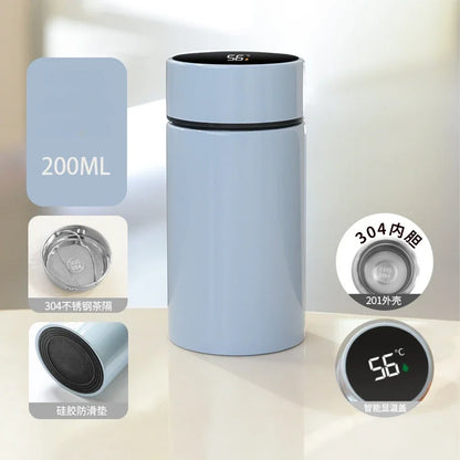 200ml Smart Thermos Bottle with Tea Filter