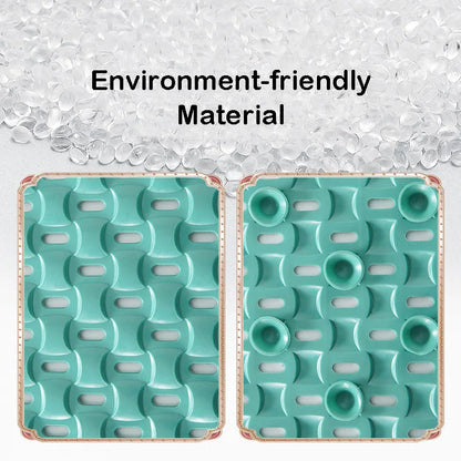 Non-Slip TPE Bathtub Mat with Drain Holes