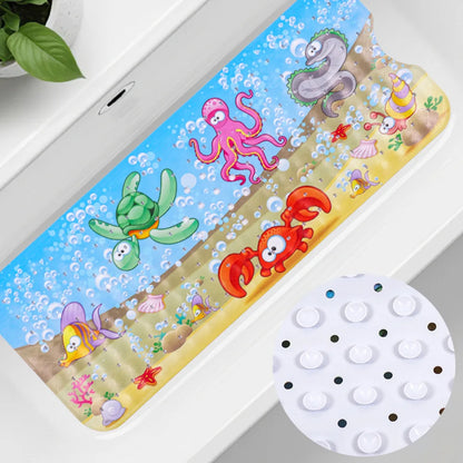 Cute Marine Animal Anti-Slip Bathtub Mat 40x100cm