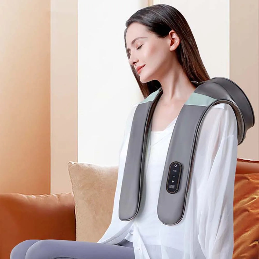 Heated U-Shaped Back & Neck Massager Pillow