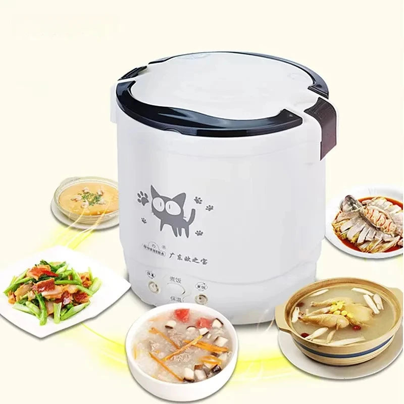 Electric Mini Rice Cooker with Multi-Function