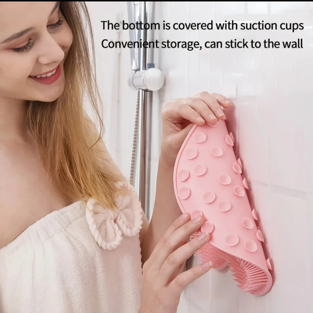 Silicone Back Scrubbing & Massage Bath Mat