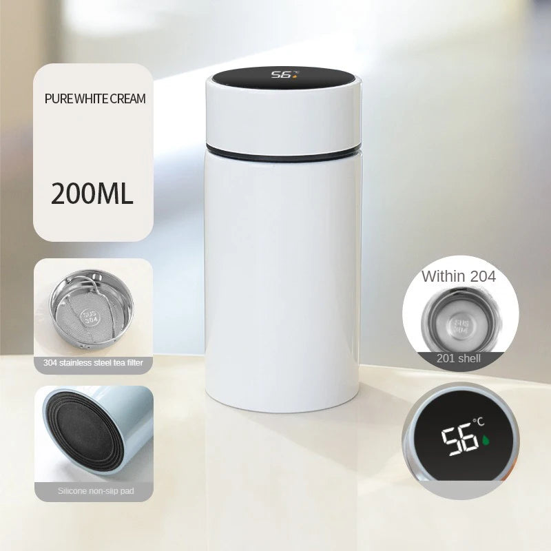 200ml Smart Thermos Bottle with Temperature Display