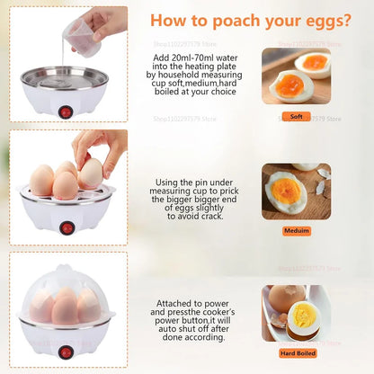 Smart Electric Egg Cooker for Kitchen Use