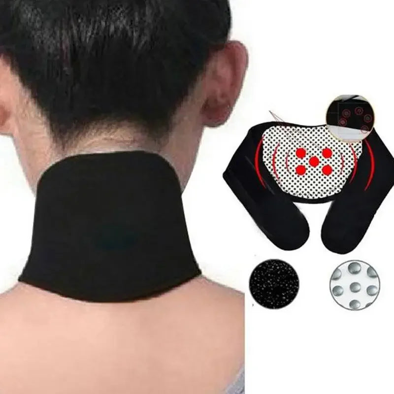 Self-Heating Neck Massager with Magnetic Therapy