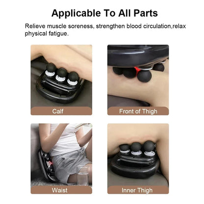6-Head Deep Tissue Muscle Massager Gun