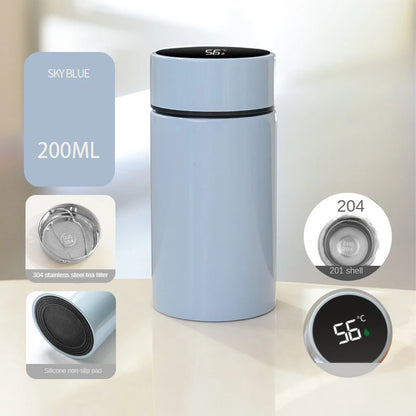 200ml Smart Thermos Bottle with Temperature Display