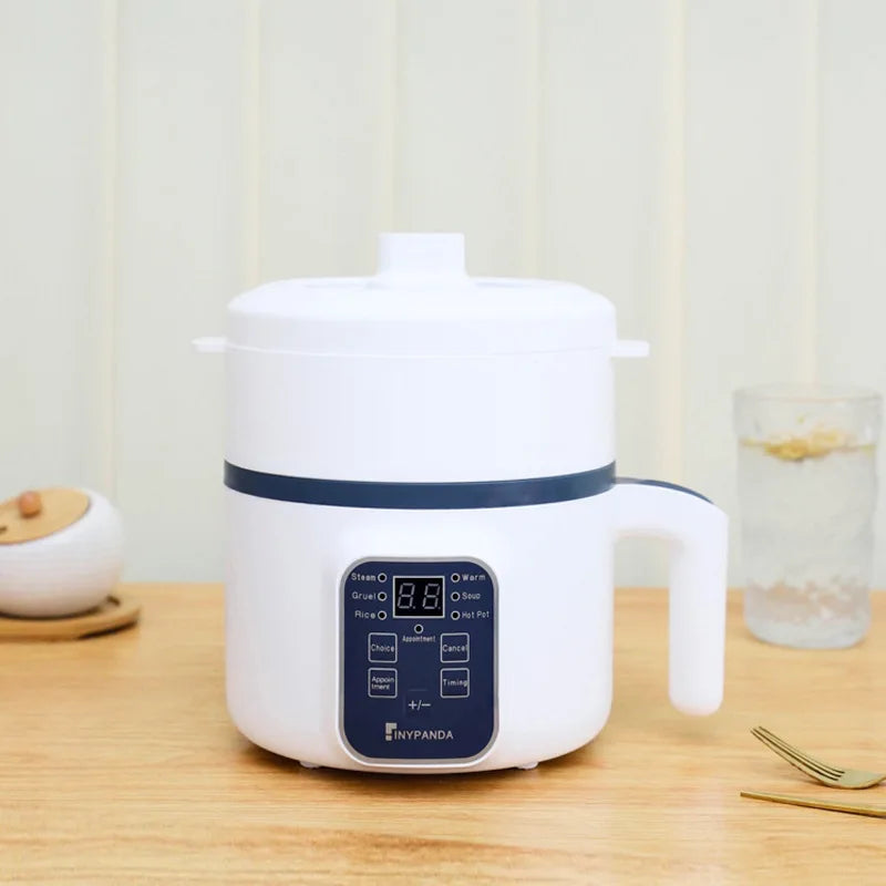 Mini Electric Rice Cooker for 1-2 People