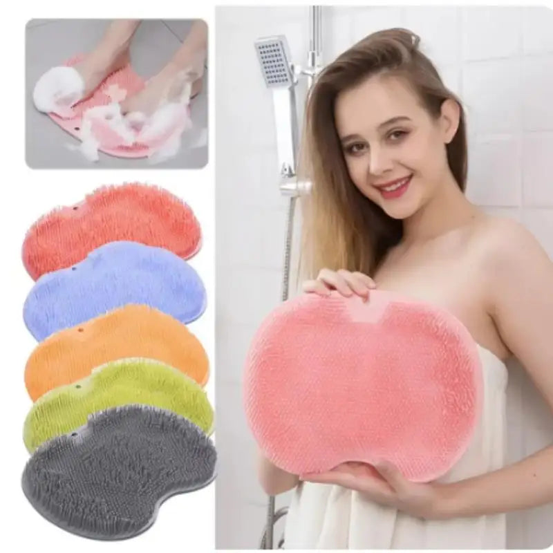 Bathroom Anti-Slip Foot Massage Mat with Suction Cups
