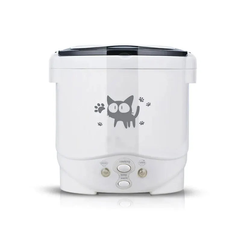 Electric Mini Rice Cooker for Home & Travel
